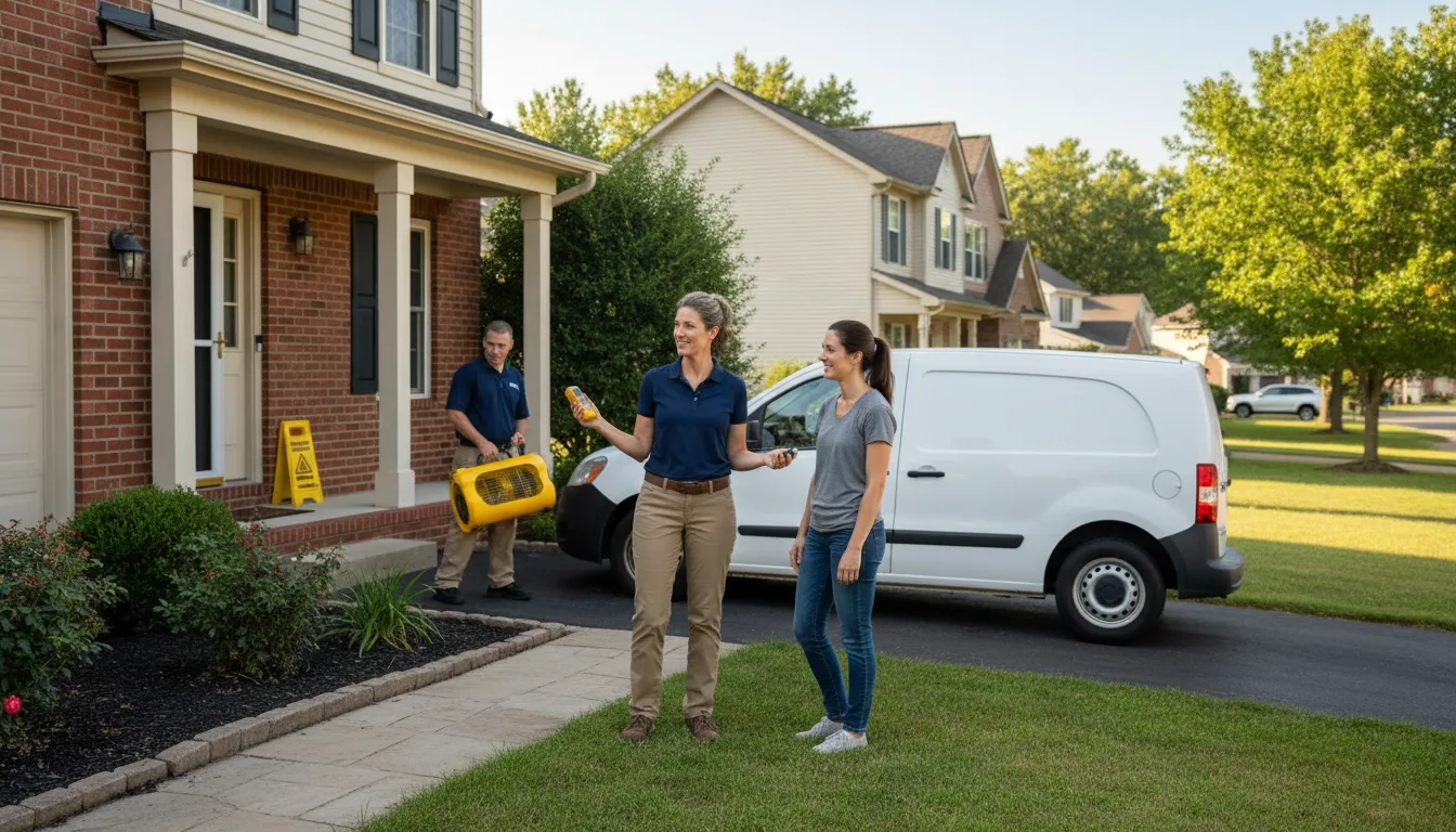 Water restoration image for Water Damage & Restoration Services in La Monte, MO